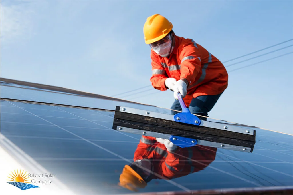 Solar panel cleaning and maintenance